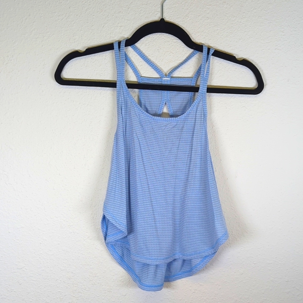 Lululemon On the Run Singlet blue Top